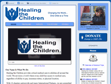 Tablet Screenshot of healingthechildren.org